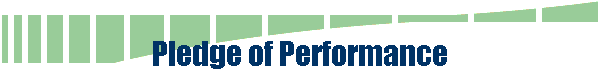Pledge of Performance